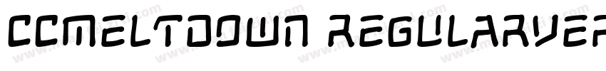 CCMeltdown RegularVersion字体转换